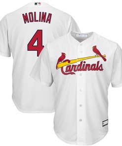 Men's Yadier Molina White St. Louis Cardinals Big & Tall Player Jersey