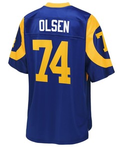 Merlin Olsen Los Angeles Rams Nfl Pro Line Retired Player Jersey - Royal