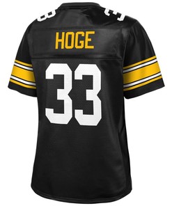 Merril Hoge Pittsburgh Steelers Nfl Pro Line Womens Retired Player Jersey - Black