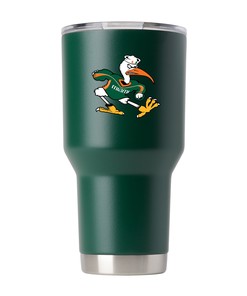Miami Cane Green Tumbler Gift for Fan