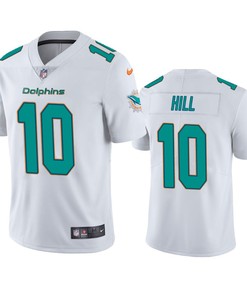 Miami Dolphins 10 Tyreek Hill White Jersey