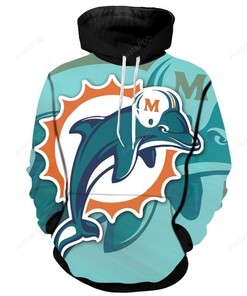 Miami Dolphins 3D Hoodie Zip Hoodie 04