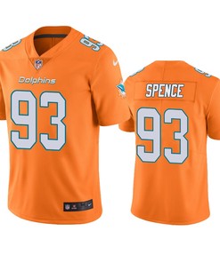 Miami Dolphins Akeem Spence Orange Nike Color Rush Limited Jersey