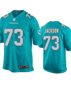 Miami Dolphins Austin Jackson Aqua 2020 Nfl Draft Game Jersey
