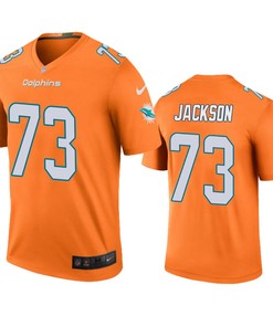Miami Dolphins Austin Jackson Orange Color Rush Legend Jersey