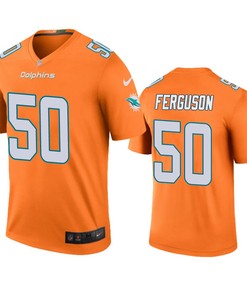 Miami Dolphins Blake Ferguson Orange Color Rush Legend Jersey