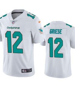 Miami Dolphins Bob Griese 12 White Vapor Limited Jersey