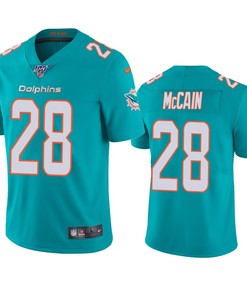 Miami Dolphins Bobby Mccain Aqua 100th Season Vapor Limited Jersey