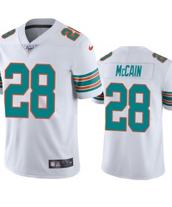 Miami Dolphins Bobby Mccain White 100th Season Vapor Limited Jersey