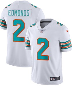 Miami Dolphins Chase Edmonds 2 Alternate Game Jersey - White Jersey