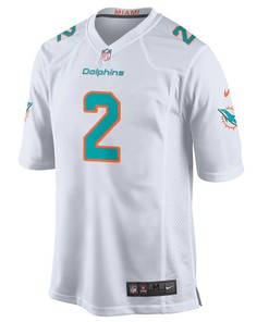 Miami Dolphins Chase Edmonds 2 Game Jersey - White Jersey