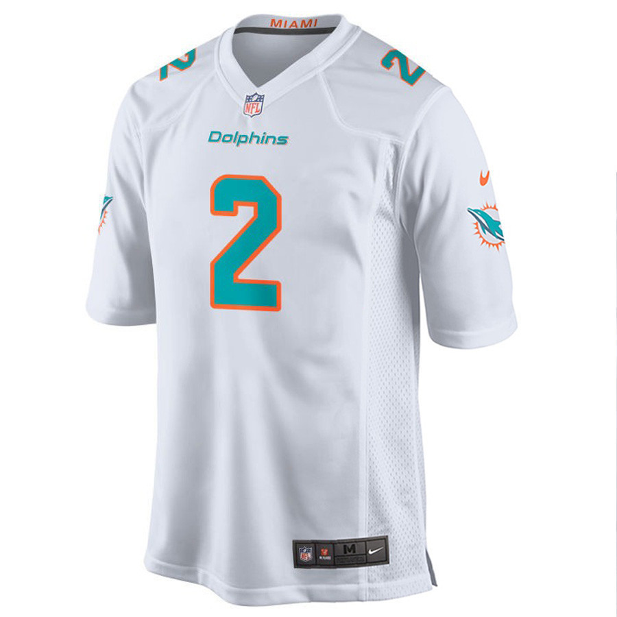 Miami Dolphins Chase Edmonds 2 Game Jersey - White Jersey