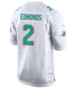 Miami Dolphins Chase Edmonds 2 Game Jersey - White Jersey