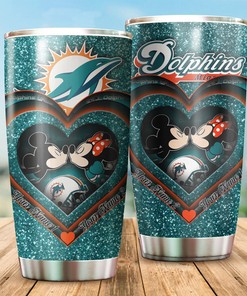 Miami Dolphins Custom Name Tumbler - Personalized Gift Idea
