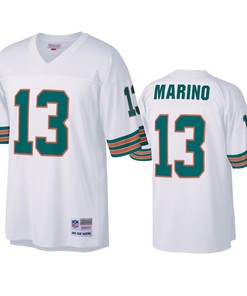 Miami Dolphins Dan Marin White Legacy Replica Jersey