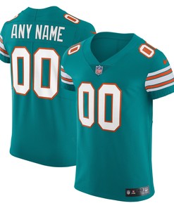 Miami Dolphins Elite Vapor Untouchable Custom Jersey - Aqua Custom Jerseys Nfl