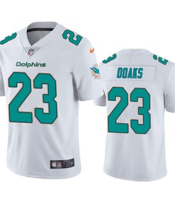 Miami Dolphins Gerrid Doaks 23 White Vapor Limited Jersey