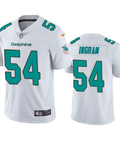 Miami Dolphins Ingram 54 White Vapor Limited Jersey - Men's