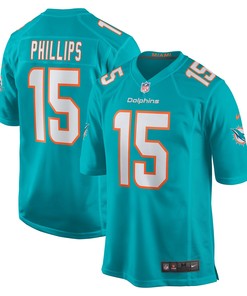 Miami Dolphins Jaelan Phillips Aqua 2021 Nfl Draft First Round Pick Game Mens Jersey Gift For Dolphins Fans