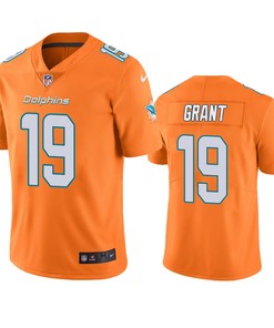 Miami Dolphins Jakeem Grant Orange Nike Color Rush Limited Jersey