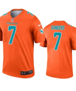 Miami Dolphins Jason Sanders Orange Inverted Legend Jersey