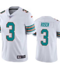 Miami Dolphins Josh Rosen White 100th Season Vapor Limited Jersey