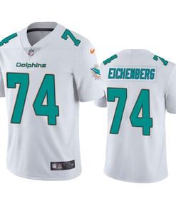 Miami Dolphins Liam Eichenberg 74 White Vapor Limited Jersey