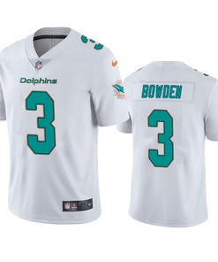Miami Dolphins Lynn Bowden 3 White Vapor Limited Jersey - Men's