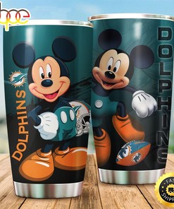 Miami Dolphins NFL Football Teams Big Logo 6 Tumbler Gift for Fan