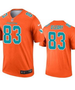 Miami Dolphins Nick Oleary Orange Inverted Legend Jersey