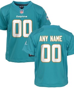 Miami Dolphins Nike Toddler 2018 Custom Game Jersey - Aqua