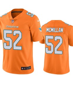 Miami Dolphins Raekwon Mcmillan Orange Nike Color Rush Limited Jersey