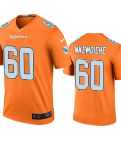 Miami Dolphins Robert Nkemdiche Orange Color Rush Legend Jersey