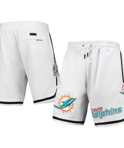 Miami Dolphins Team Standard Core Shorts - White