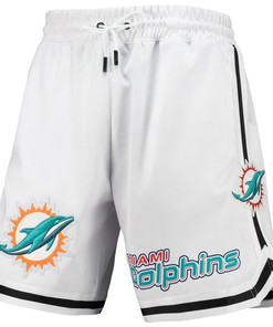 Miami Dolphins Team Standard Core Shorts - White