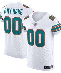Miami Dolphins Vapor Elite Custom Jersey - White Custom Jerseys Nfl