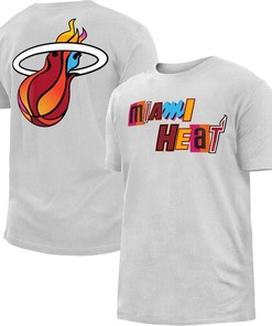 Miami Heat New Era 2022/23 City Edition T-Shirt - White