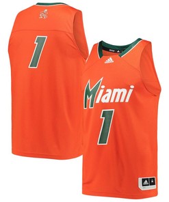 Miami Hurricanes 1 Reverse Retro Men Jersey - Orange