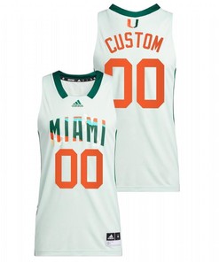 Miami Hurricanes 2022 Honoring Black Excellence Elite Basketball Men Custom Jersey - White