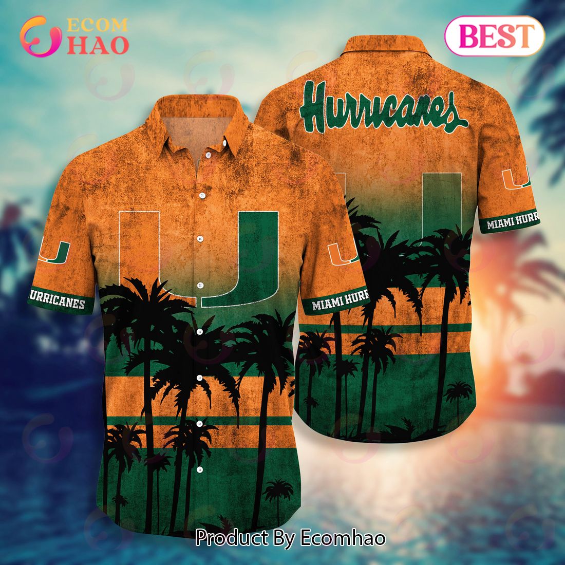 Miami Hurricanes Hawaii Shirt Short Style Summer