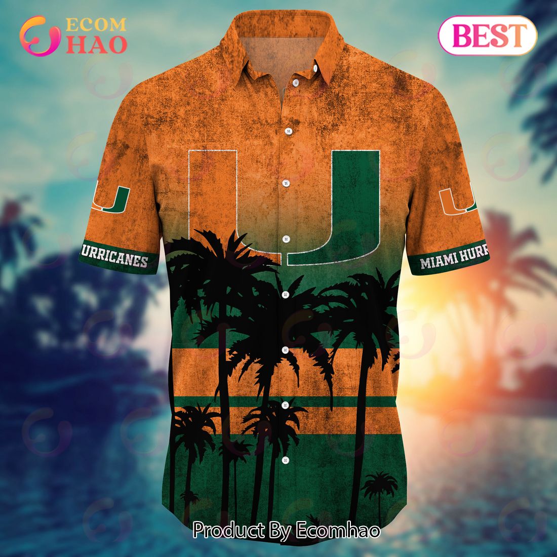 Miami Hurricanes Hawaii Shirt Short Style Summer