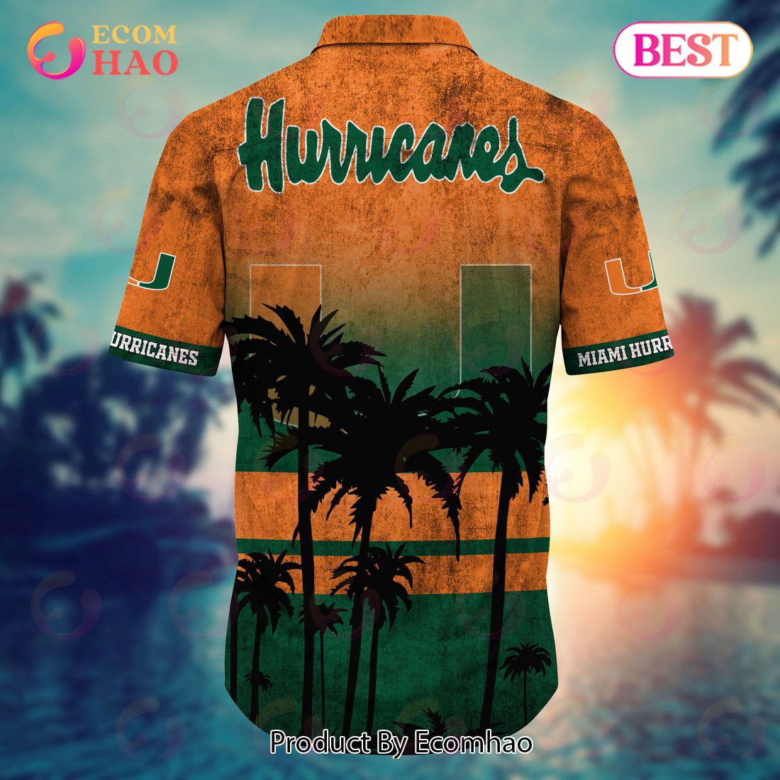 Miami Hurricanes Hawaii Shirt Short Style Summer
