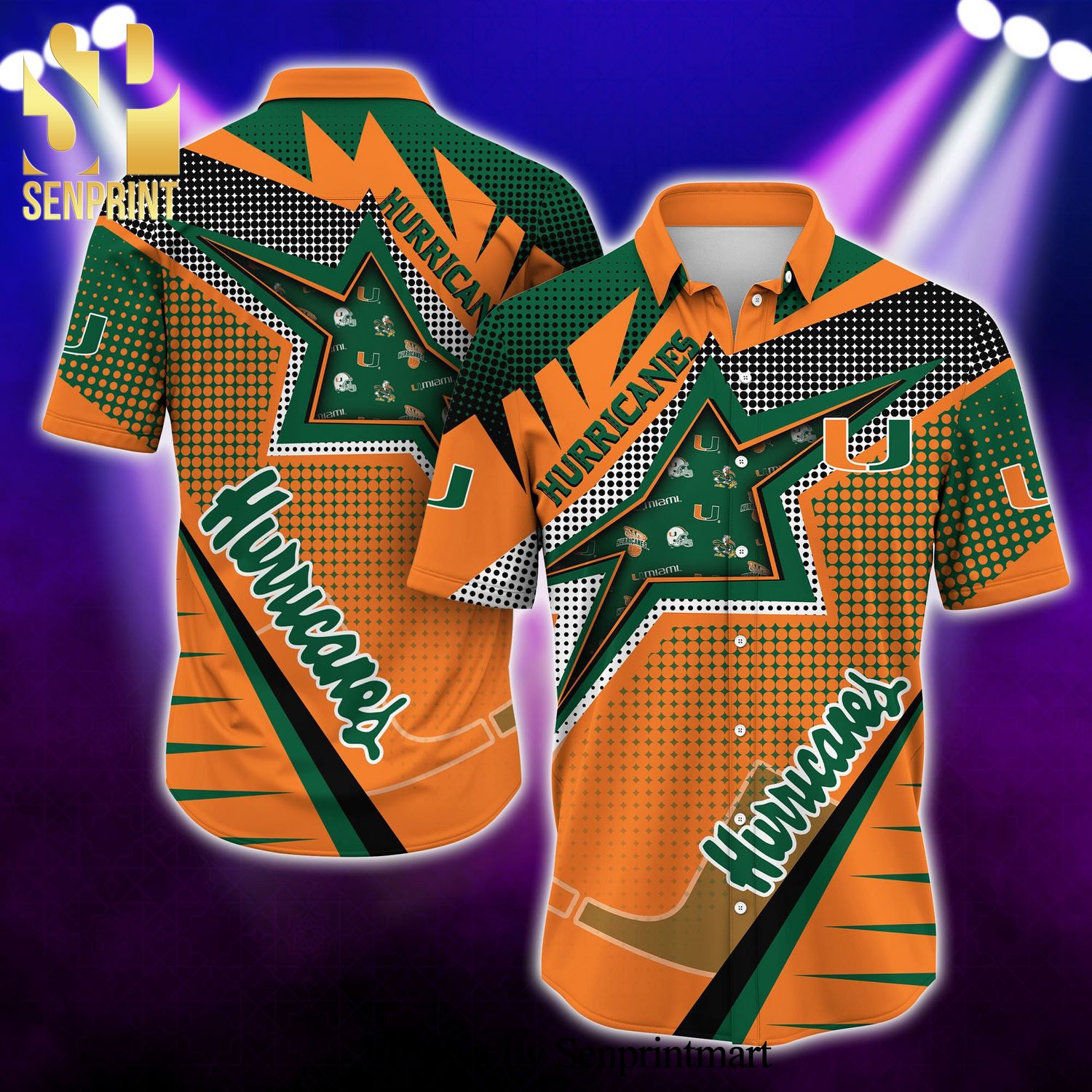Miami Hurricanes Hawaiian Shirt New Gift for Summer