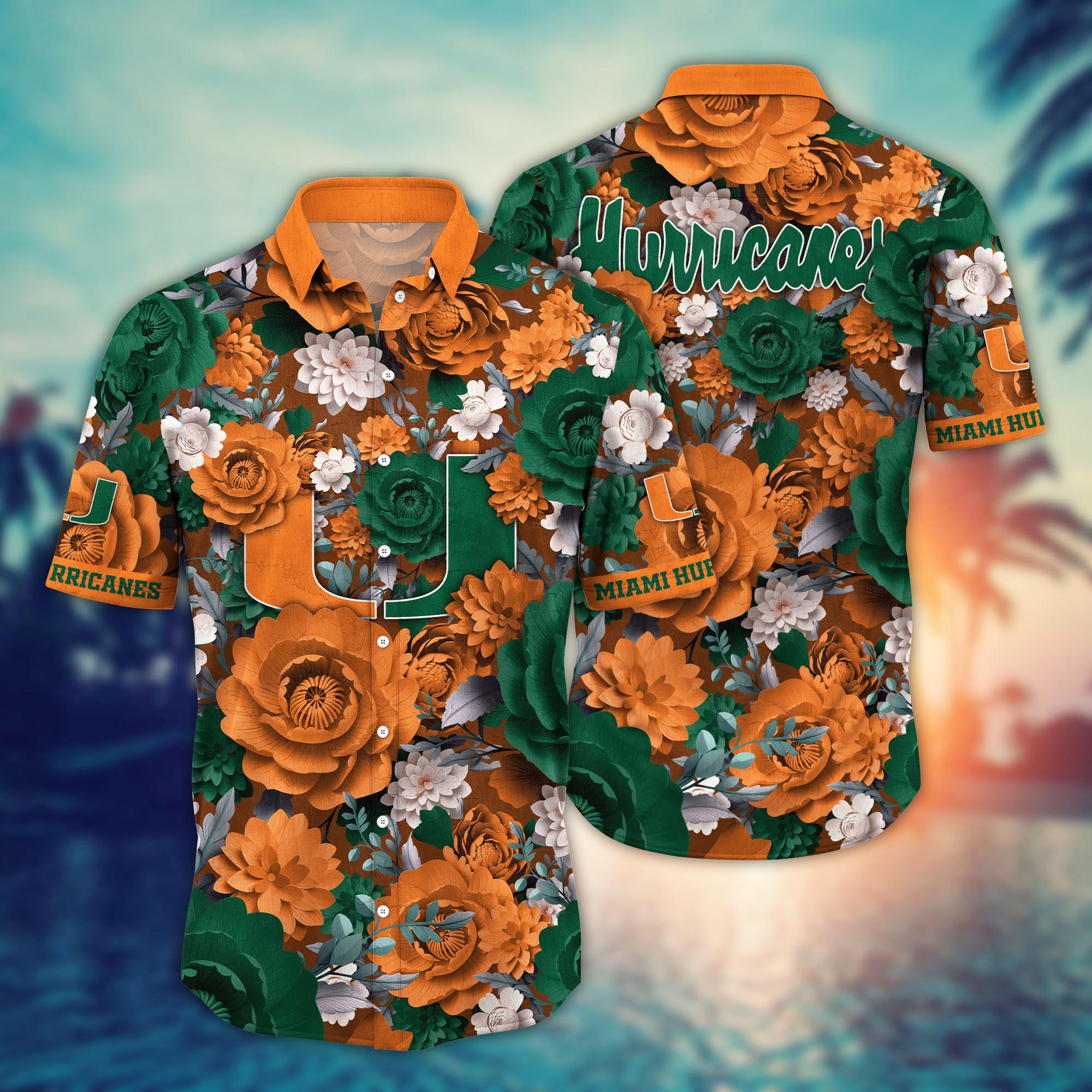 Miami Hurricanes NCAA Flower Hawaii Shirt For Fans Ver 10