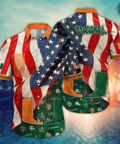 Miami Hurricanes NCAA Flower Hawaii Shirt For Fans Ver 11