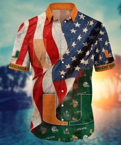 Miami Hurricanes NCAA Flower Hawaii Shirt For Fans Ver 11