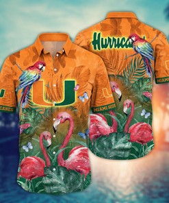 Miami Hurricanes NCAA Flower Hawaii Shirt For Fans Ver 12