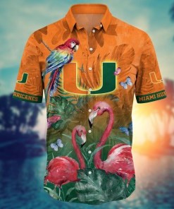 Miami Hurricanes NCAA Flower Hawaii Shirt For Fans Ver 12