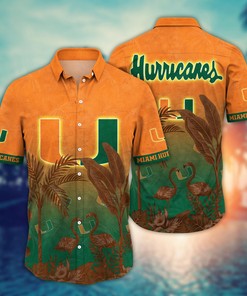 Miami Hurricanes NCAA Flower Hawaii Shirt For Fans Ver 13