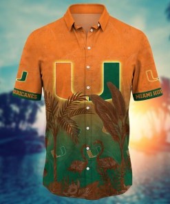 Miami Hurricanes NCAA Flower Hawaii Shirt For Fans Ver 13